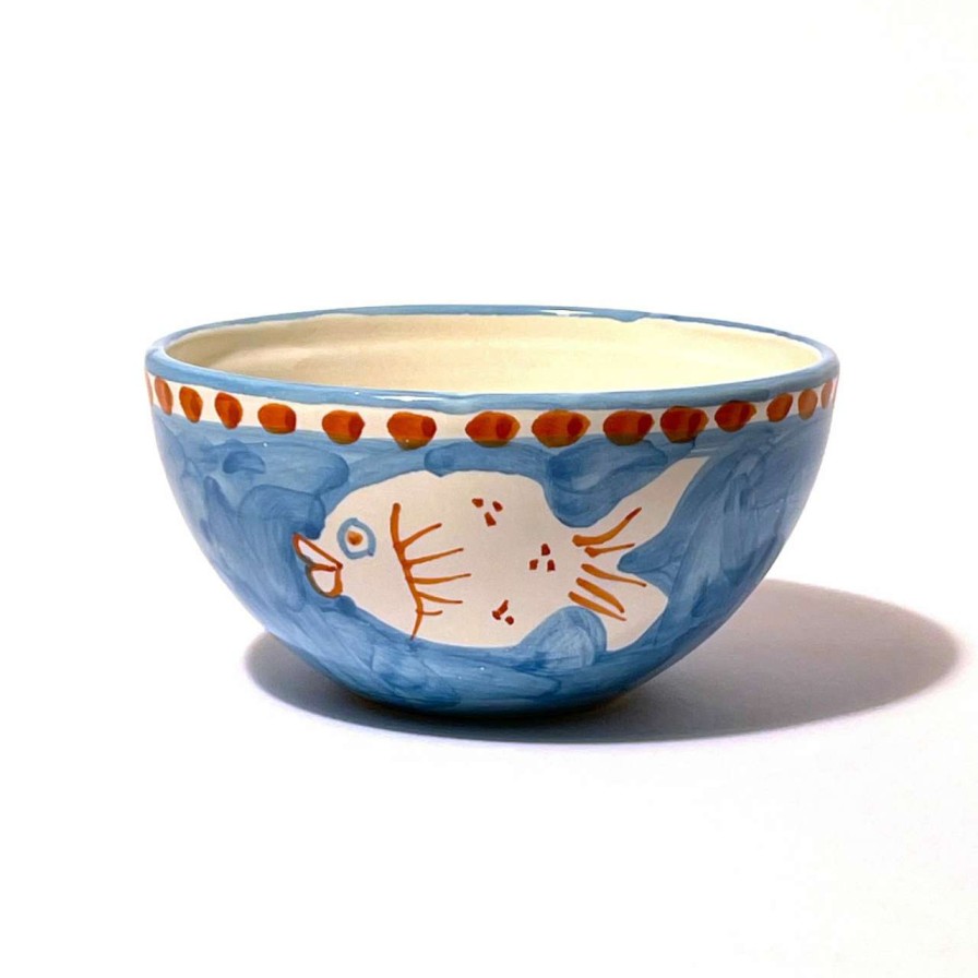 Tabletop * | The Amalfi Collection Fashion Amalfi Blue Poseidon Small Bowl 14Cm