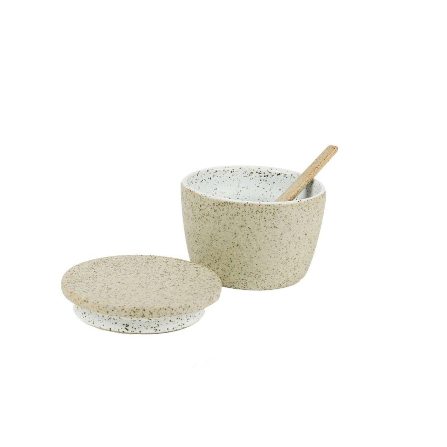 Tabletop * | Top Sell Robert Gordon Granite Sugar Pot & Spoon