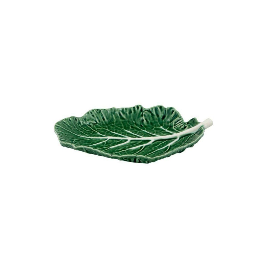 Tabletop * | Shop Bordallo Pinheiro Cabbage Leaf Dish 28Cm