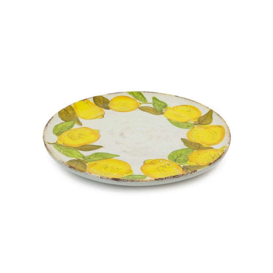 Tabletop * | Special Offers Sorrento Lemon Dinner Plate