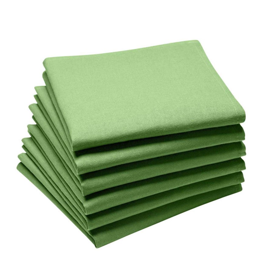 Tabletop * | Excellent Quality Coucke Plain Cotton Napkin Broccoli