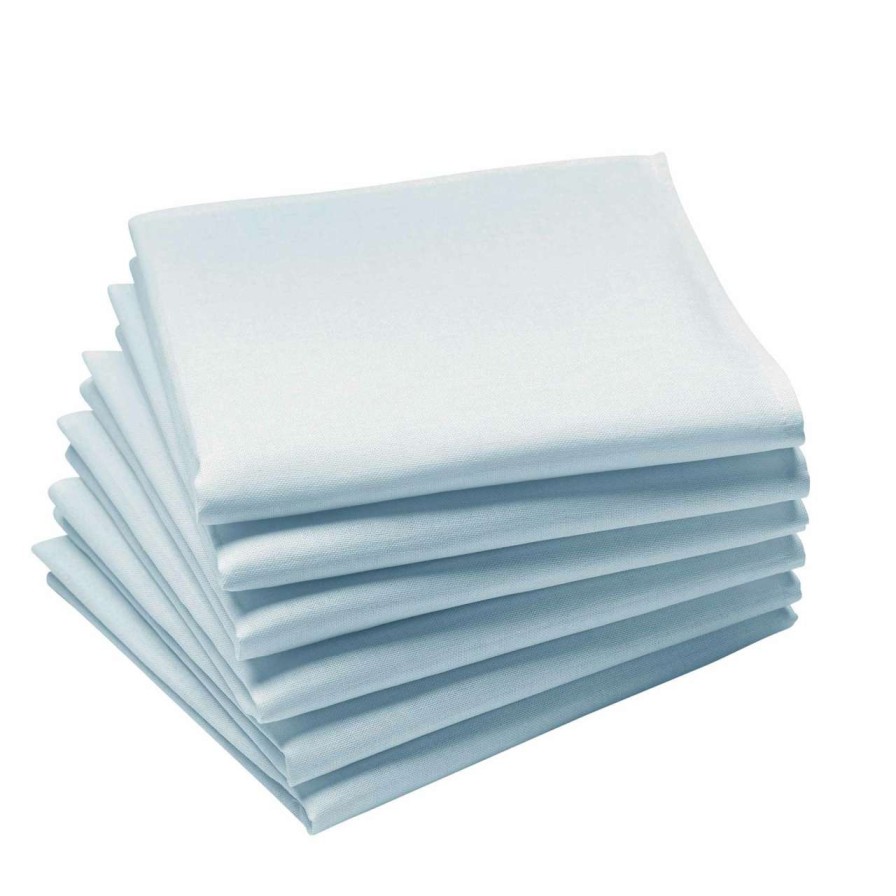 Tabletop * | Closeout Sale Coucke Plain Cotton Napkin Glacier