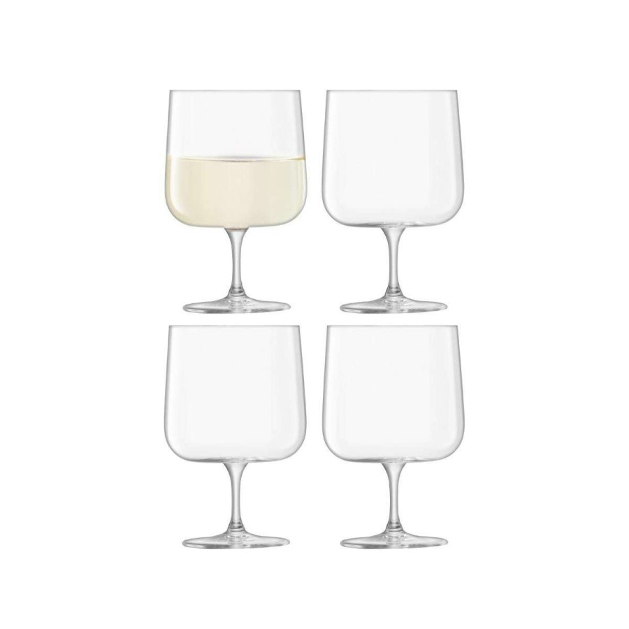 Tabletop * | High Quality Lsa Arc Set Of 4 Wine Glasses