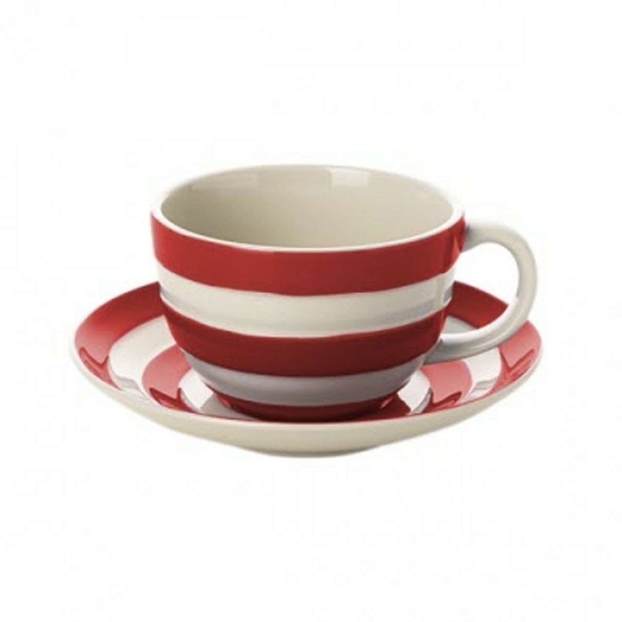 Tabletop * | Closeout Sale Cornish Red Breakfast Cup/Saucer.