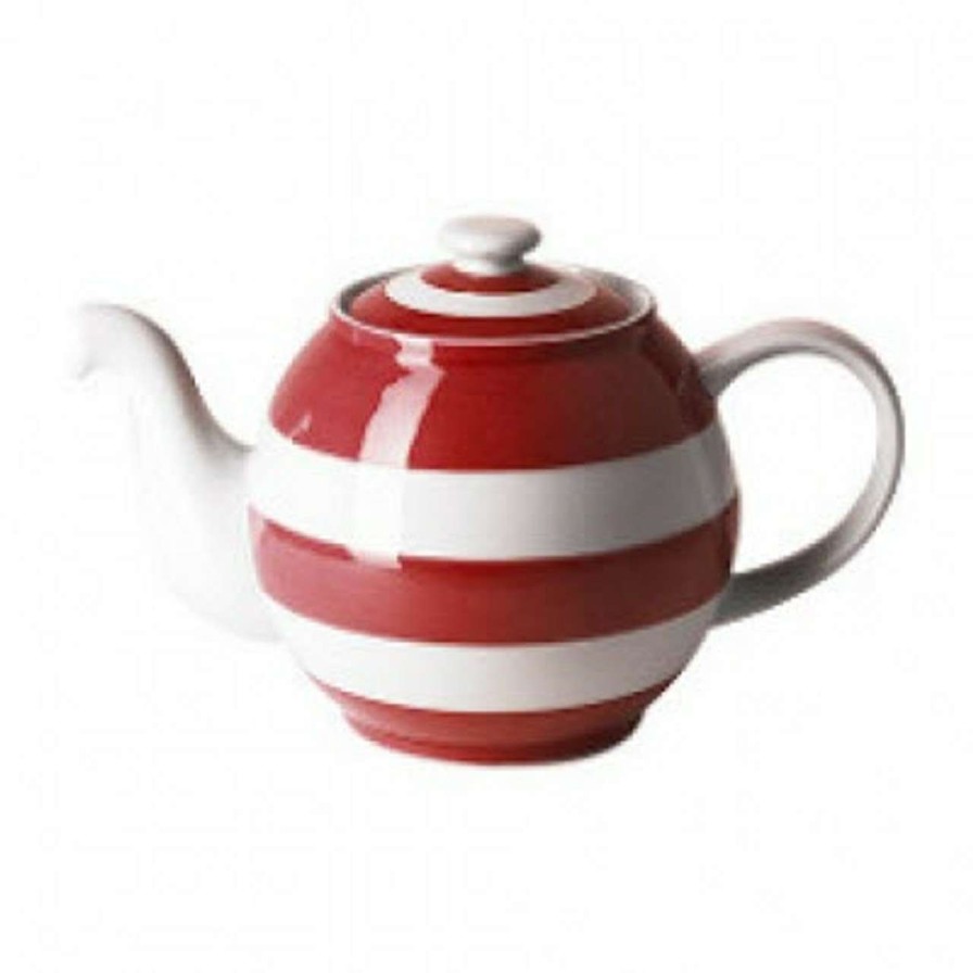 Tabletop * | Discount Store Cornish Red Teapot Rnd Betty Sml