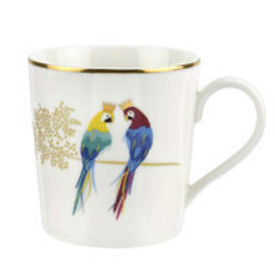 Tabletop * | Closeout Sale Port Meirion Sara Miller Mug Parrots