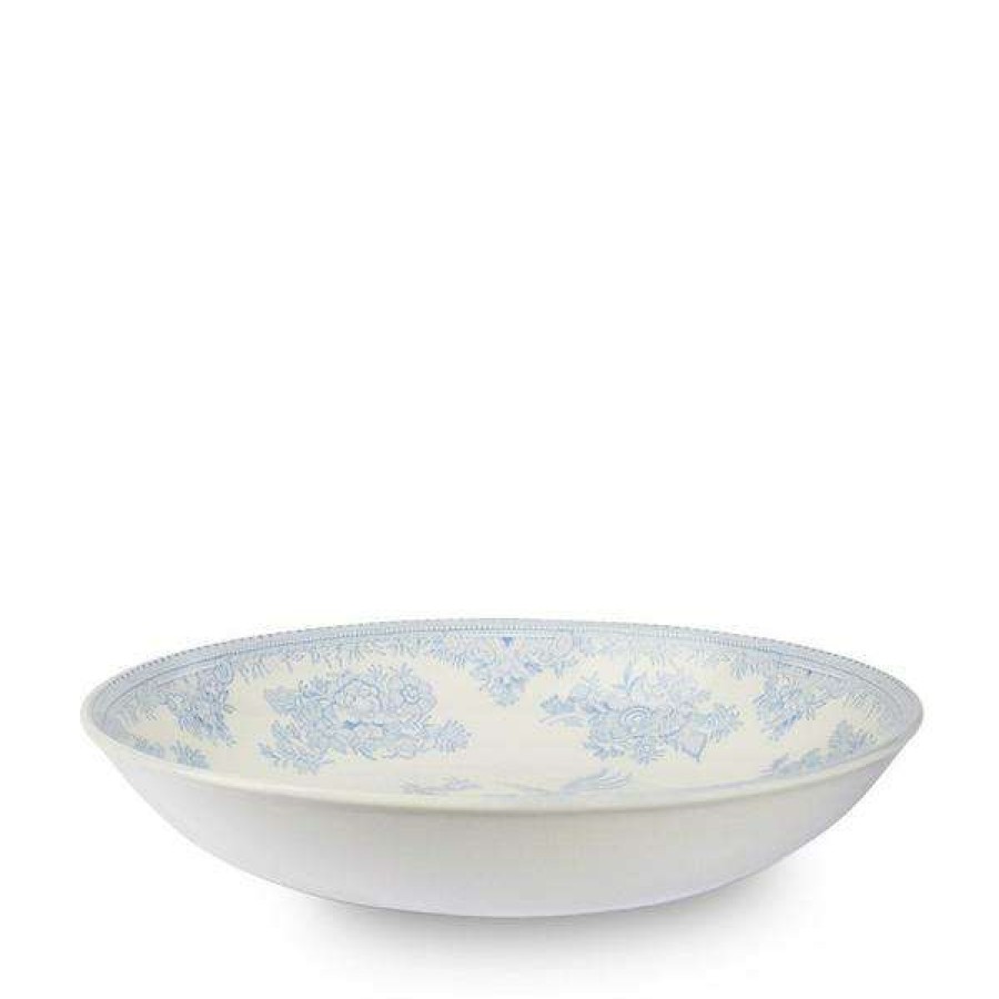 Tabletop * | High Quality Burleigh Pasta Bowl Asiatic Pheasant Blue 23Cm