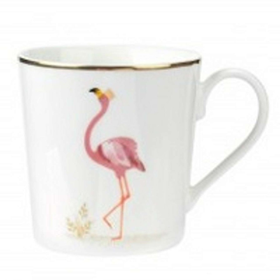 Tabletop * | Hot Sell Port Meirion Sara Miller Mug Flamingo