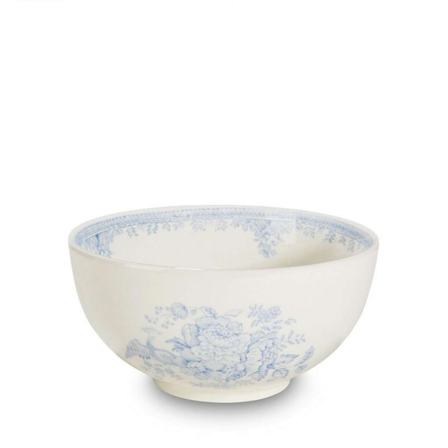 Tabletop * | Exquisite Gifts Burleigh Footed Bowl Blue Asiatic Pheasant 16Cm