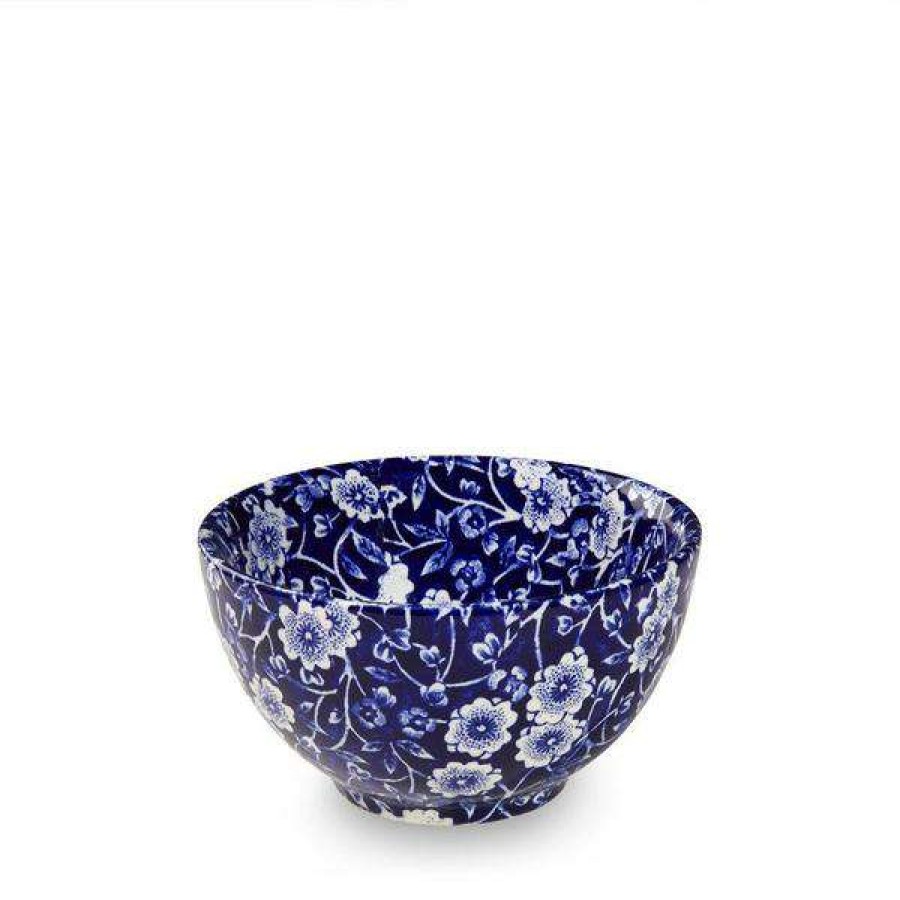 Tabletop * | Limited Edition Burleigh Sugar Bowl Blue Calico