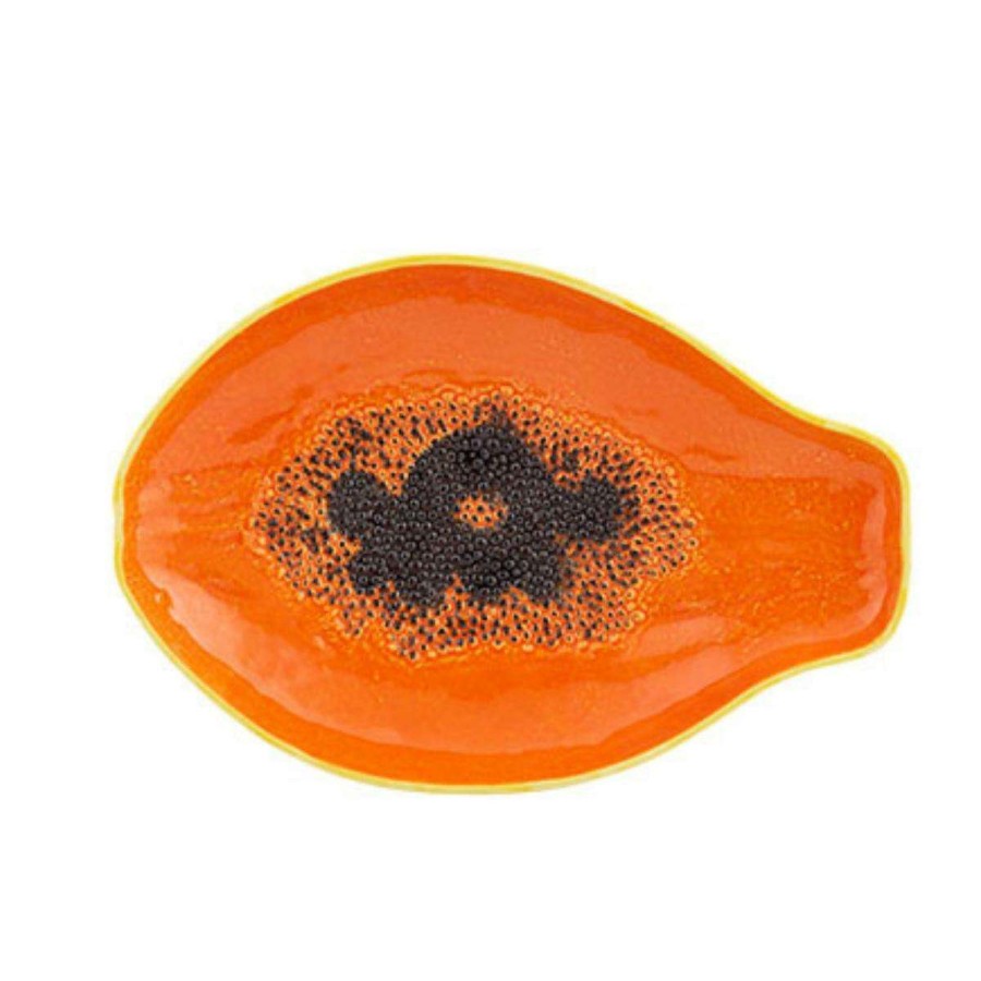 Tabletop * | Special Offers Bordallo Pinheiro Papaya Serving Platter