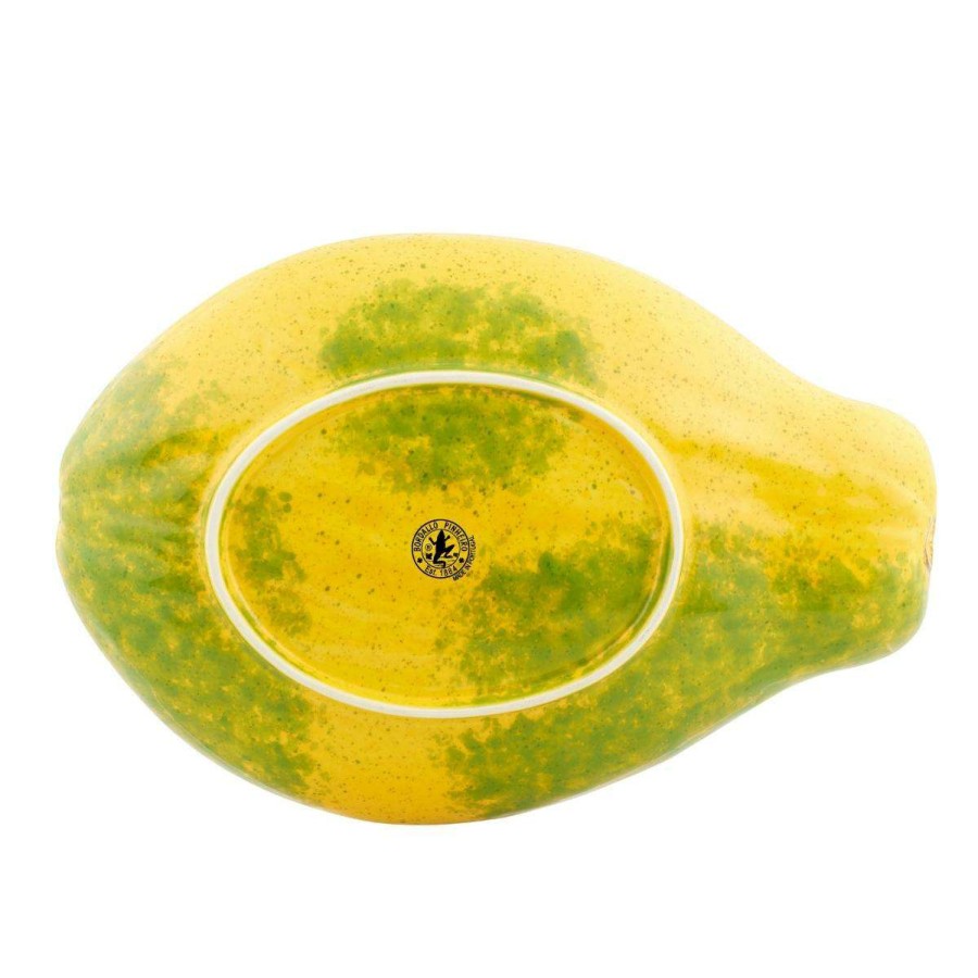 Tabletop * | Special Offers Bordallo Pinheiro Papaya Serving Platter