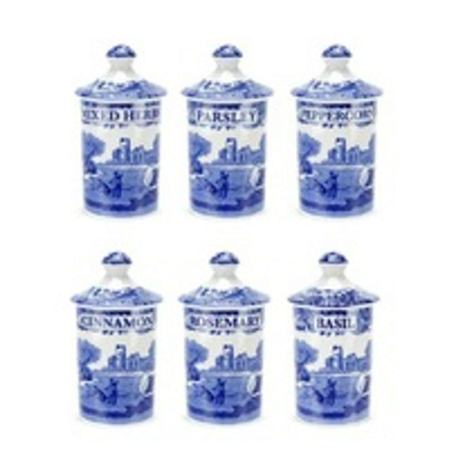 Tabletop * | Crazy Deals Spode Spice Jars Set 6