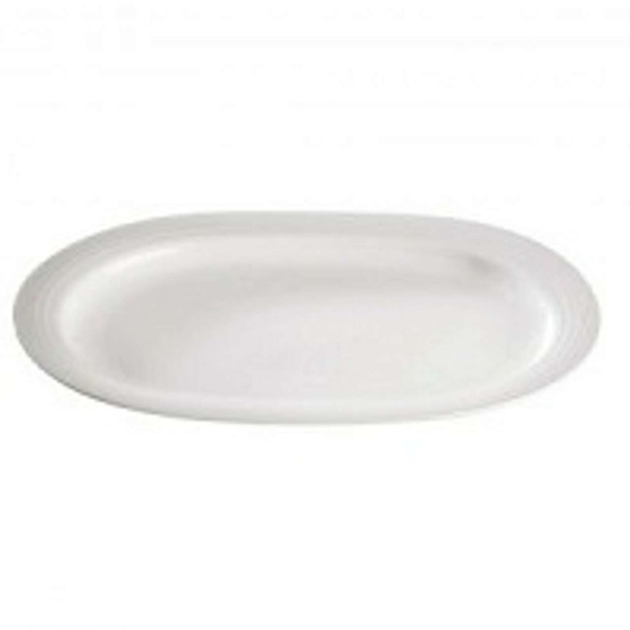 Tabletop * | Less Expensive Noritake Arctic White Oval Platter