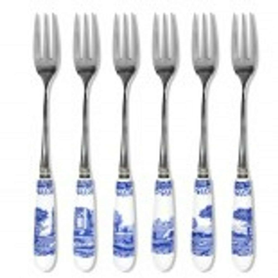 Tabletop * | Quality Guarantee Spode Pastry Forks Set 6