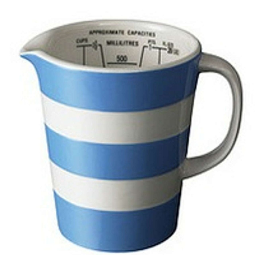 Tabletop * | Top Sell Cornish Blue Graduated Jug 20Oz