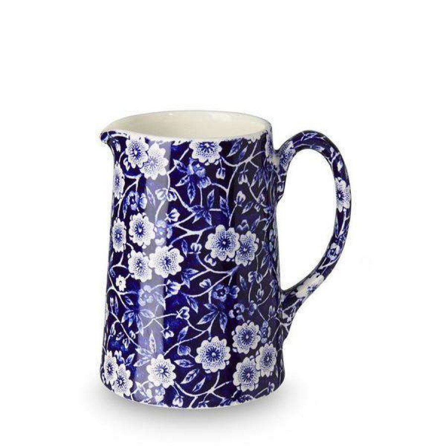 Tabletop * | Less Expensive Burleigh Mini Tankard Jug Blue Calico