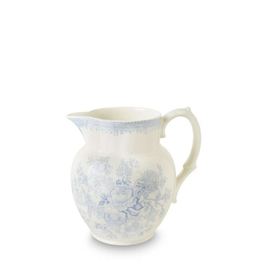 Tabletop * | Exquisite Gifts Burleigh 2 Pint Etruscan Jug Blue Asiatic Pheasant