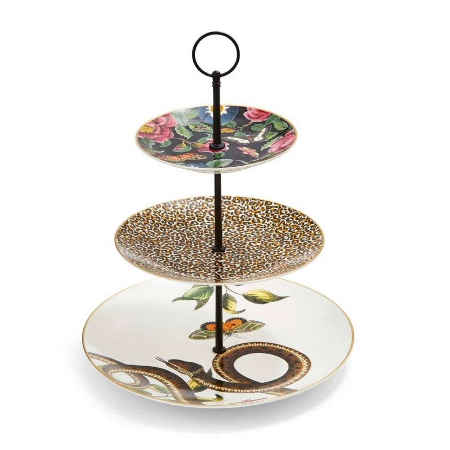 Tabletop * | Quality Guarantee Spode Curiosity Cake Stand 3 Tier