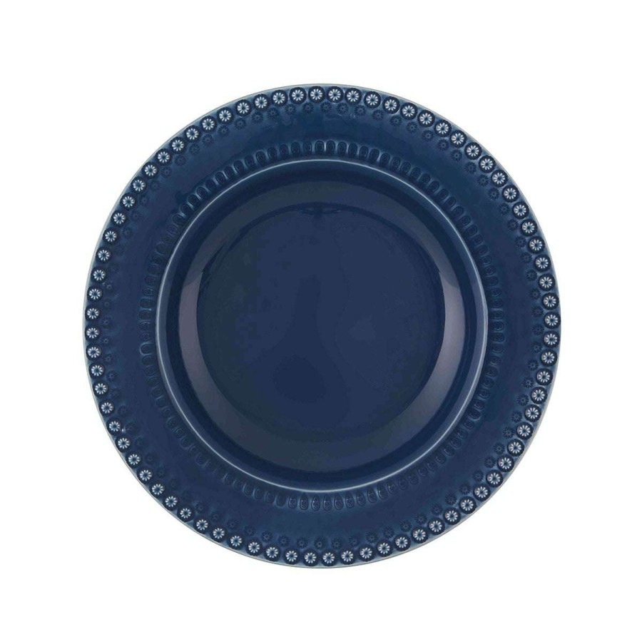 Tabletop * | Online Sales Bordallo Pinheiro Fantasy Charger Plate Blue