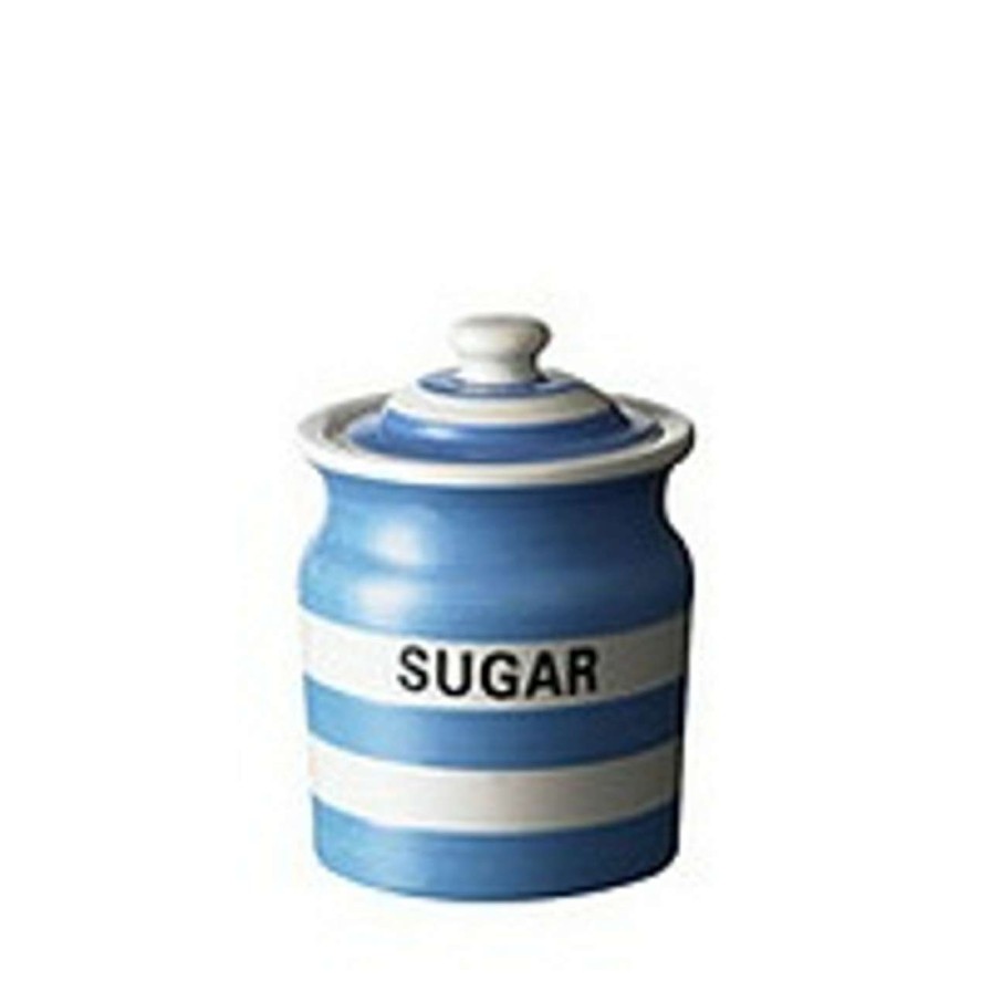 Tabletop * | Online Discount Cornish Blue Cannister Sugar