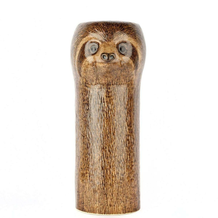 Tabletop * | Quail Ceramics Special Offers Sloth Tall Vase