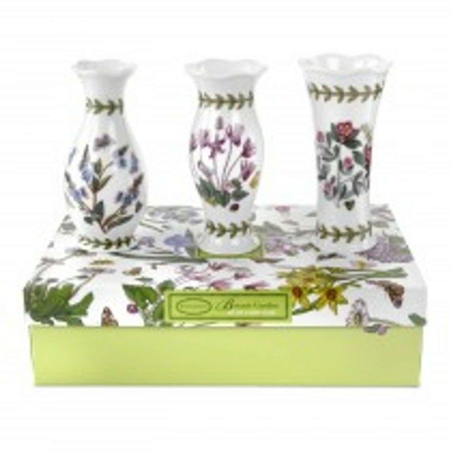 Tabletop * | Fire Sale Port Meirion Vase Set 3 X 13Cm