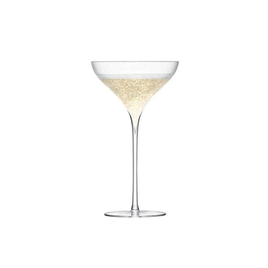 Tabletop * | Less Expensive Lsa Savoy Pair Of Champagne Saucers