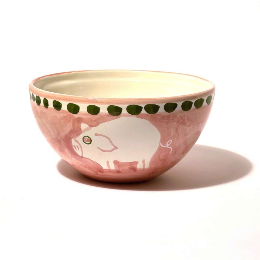 Tabletop * | The Amalfi Collection Special Offers Amalfi Pink Cortile Bowl 14Cm