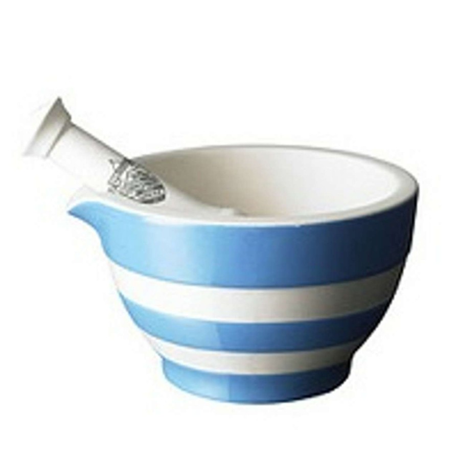 Tabletop * | Hot Sell Cornish Blue Mortar & Pestle