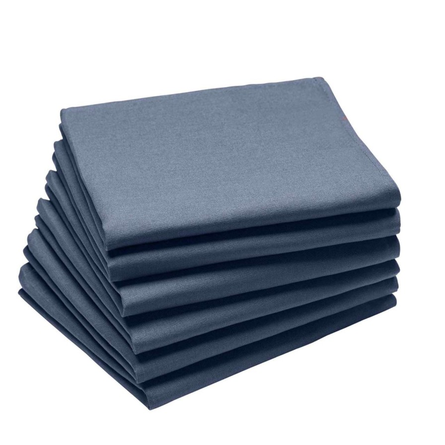 Tabletop * | Large Choice Coucke Plain Cotton Napkin Cyclades