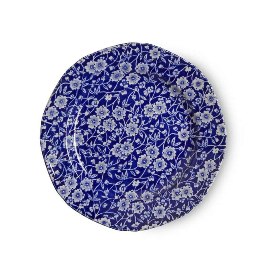 Tabletop * | Quality Guarantee Burleigh Plate Calico Blue 19Cm