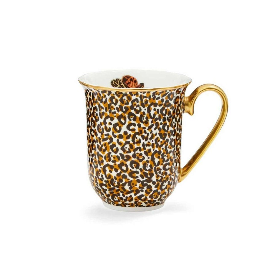 Tabletop * | Hot Sell Spode Curiosity Mug Leopard