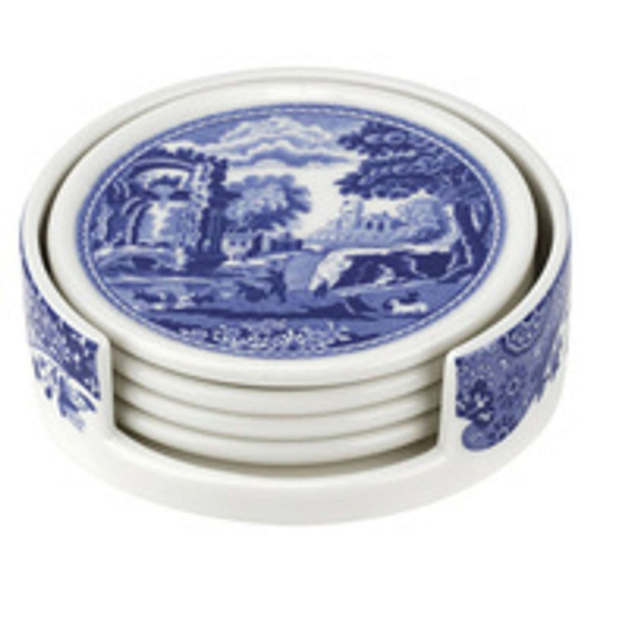 Tabletop * | New Threads Spode Coaster Ceramic /4