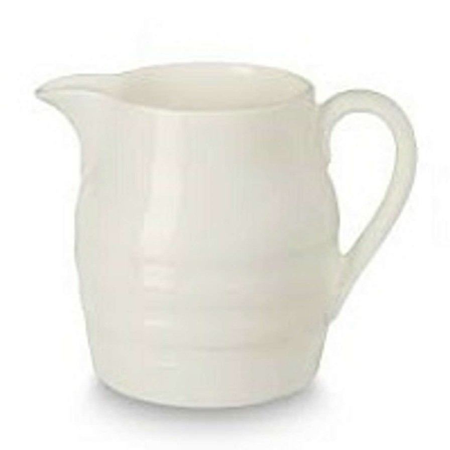 Tabletop * | Hot Sale Burleigh Natural White Churn Jug 4Pt