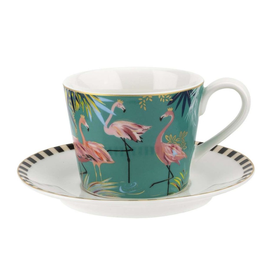 Tabletop * | Fire Sale Port Meirion Sara Miller C/S Flamingo