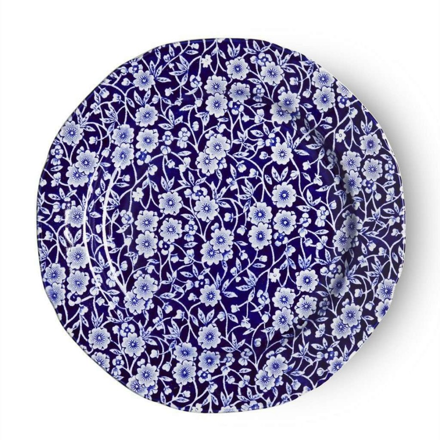 Tabletop * | Closeout Sale Burleigh Plate Blue Calico 21.5Cm