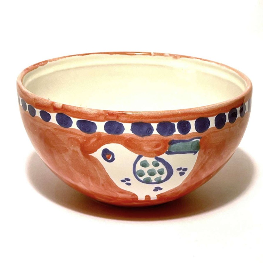 Tabletop * | The Amalfi Collection Top Sellers Amalfi Pink Gallina Bowl 17Cm